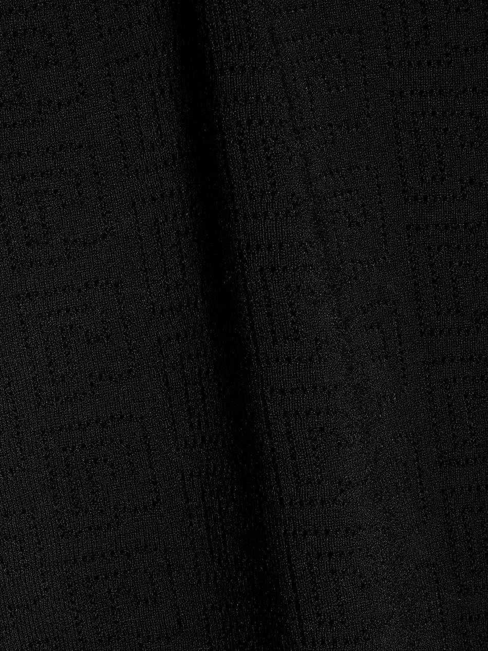 pointelle-knit maxi dress