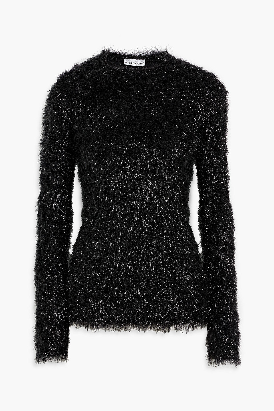 RABANNE CUTOUT TINSEL SWEATER