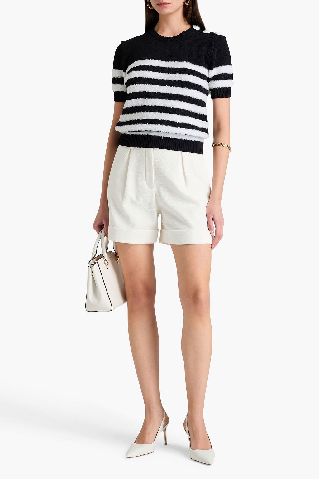 BALMAIN ニット セーター ストライプ