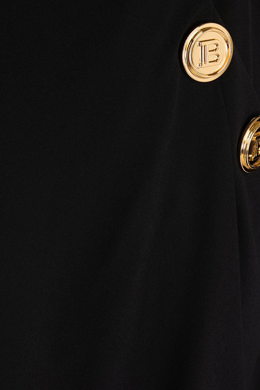 BALMAIN شورت من الكريب مزين بكسرات