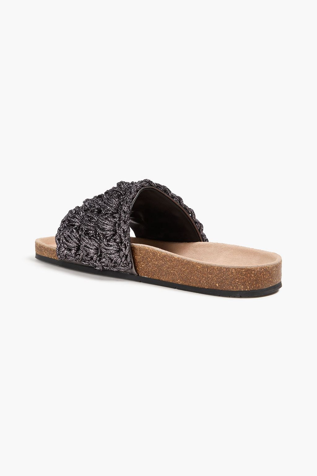 JW ANDERSON かぎ針編みラメ スライドサンダル