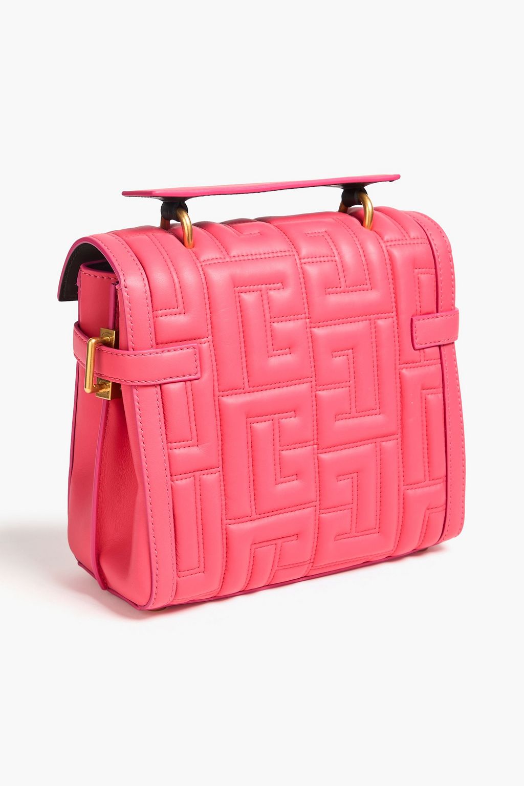 BALMAIN B-Buzz 23 embossed leather tote