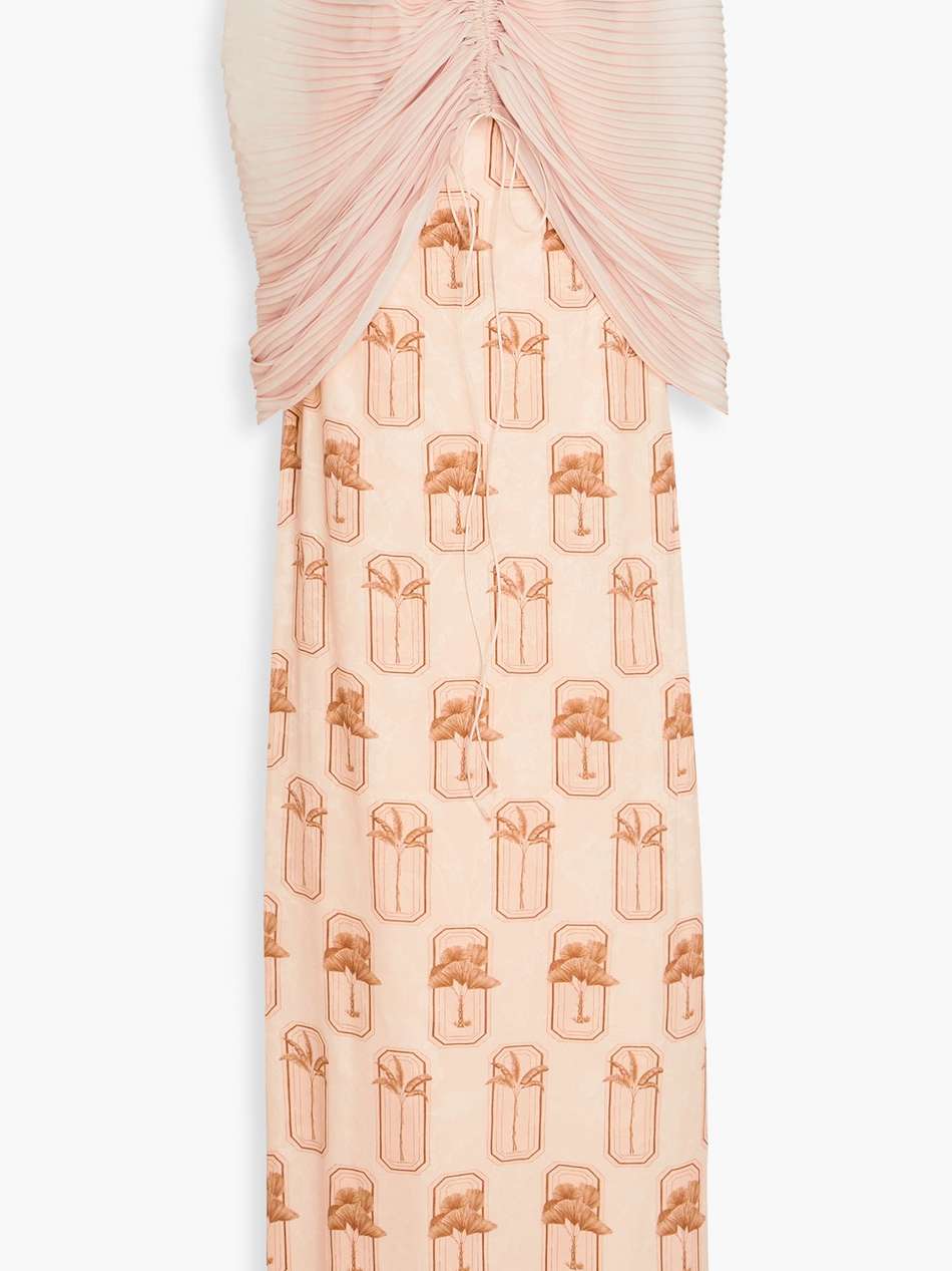 jacaranda palma bead-embellished printed jacquard maxi dress