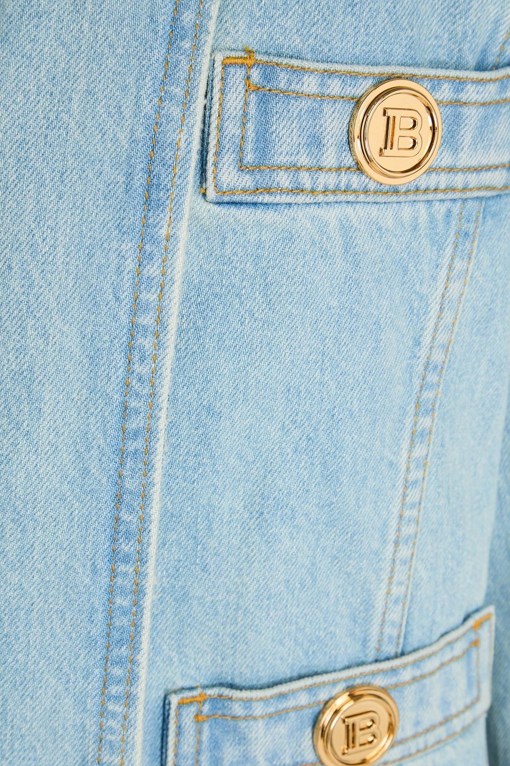 BALMAIN جاكيت من الدنيم