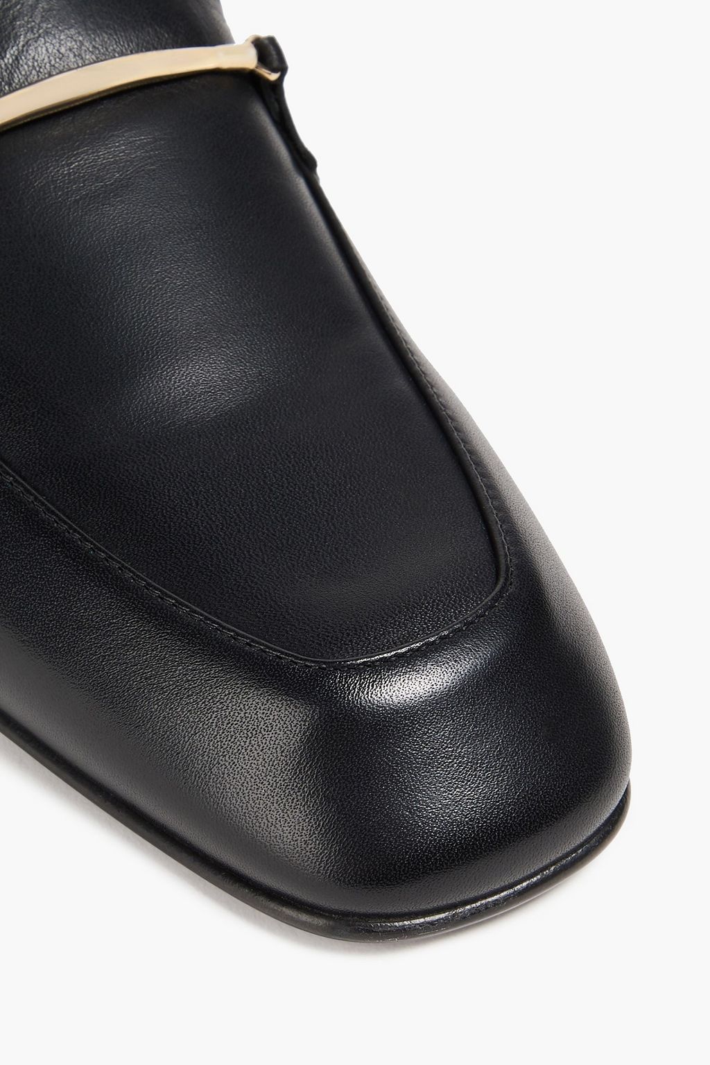 VICTORIA BECKHAM Embellished leather loafers