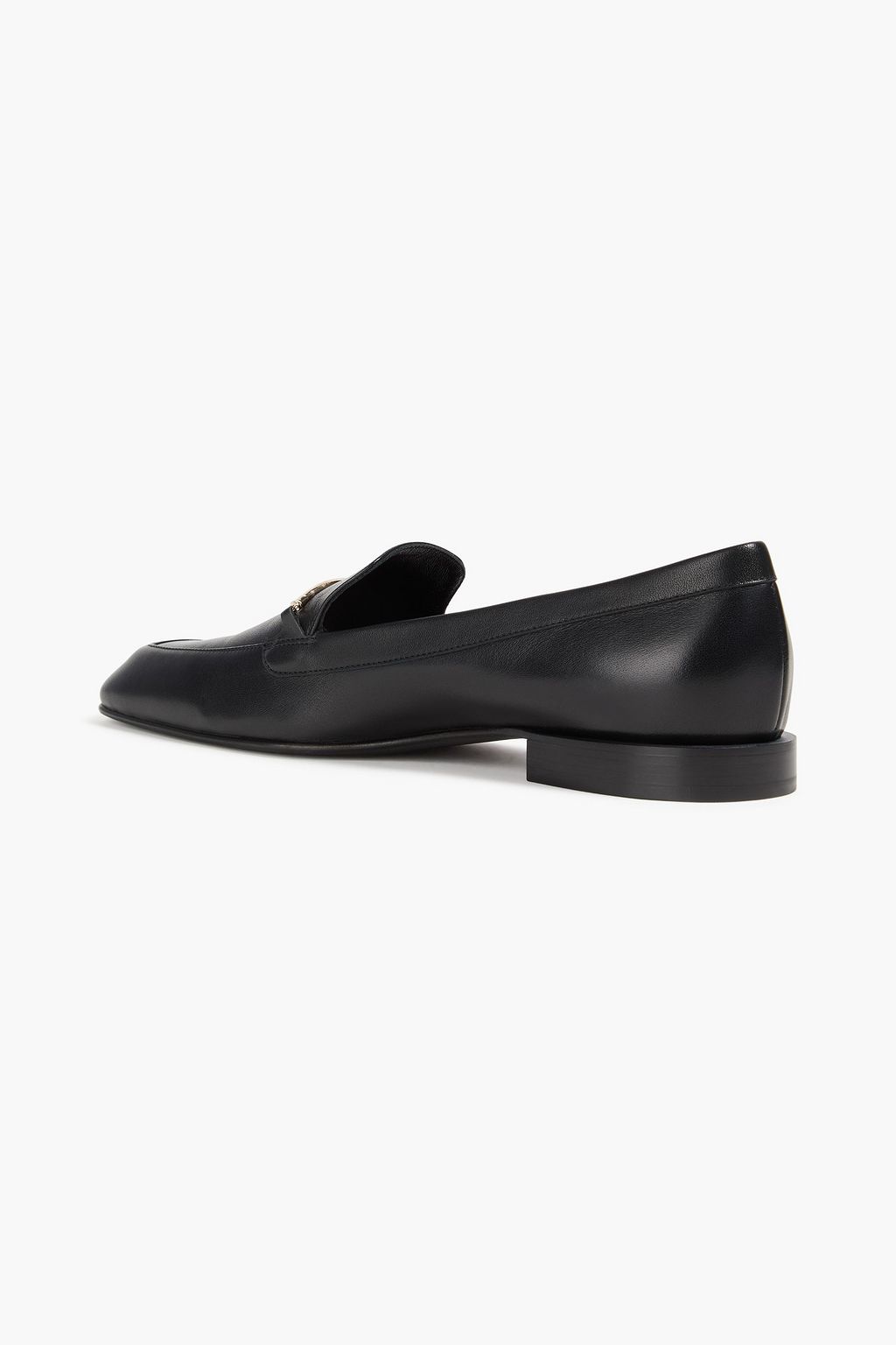 VICTORIA BECKHAM Embellished leather loafers