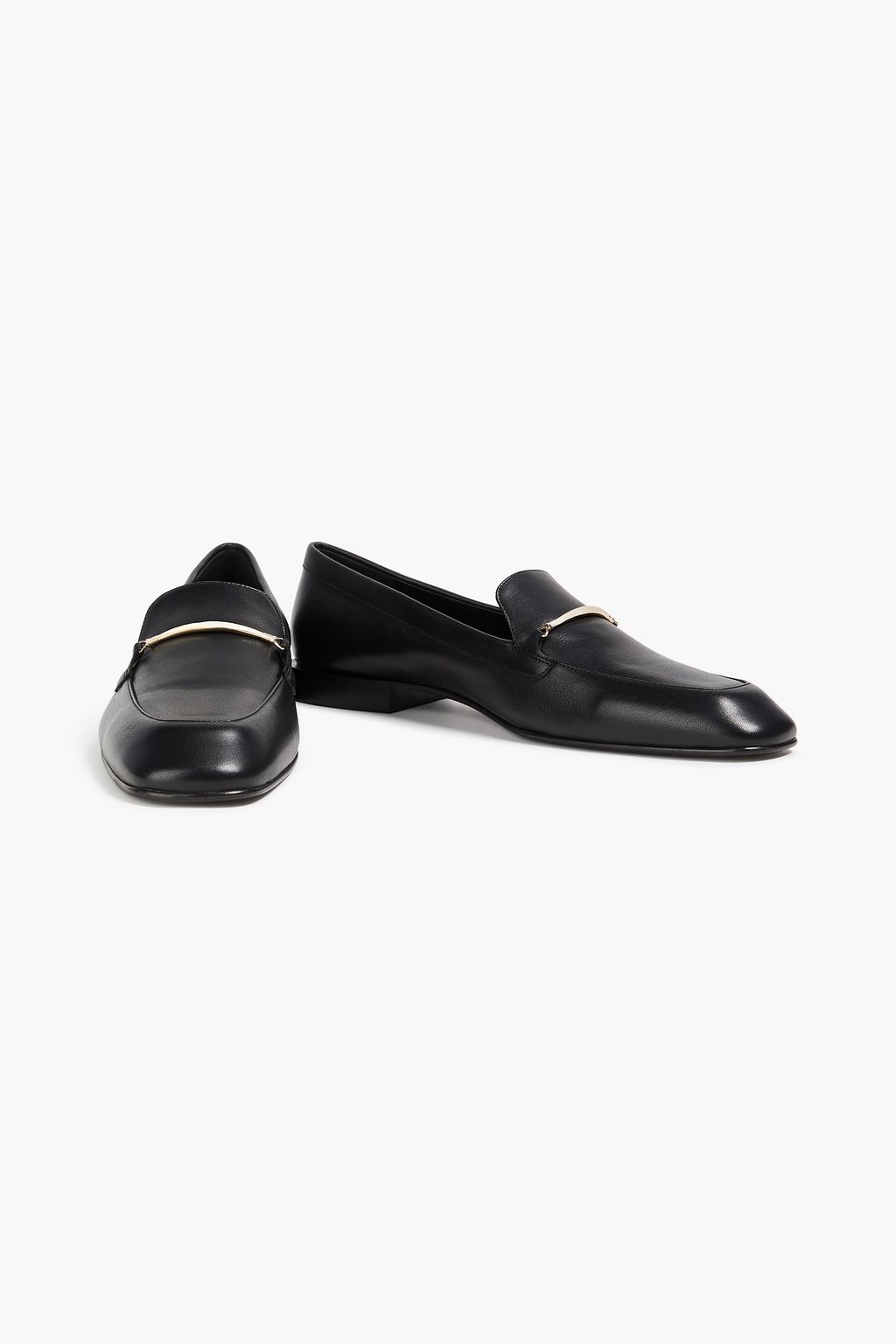 VICTORIA BECKHAM Embellished leather loafers