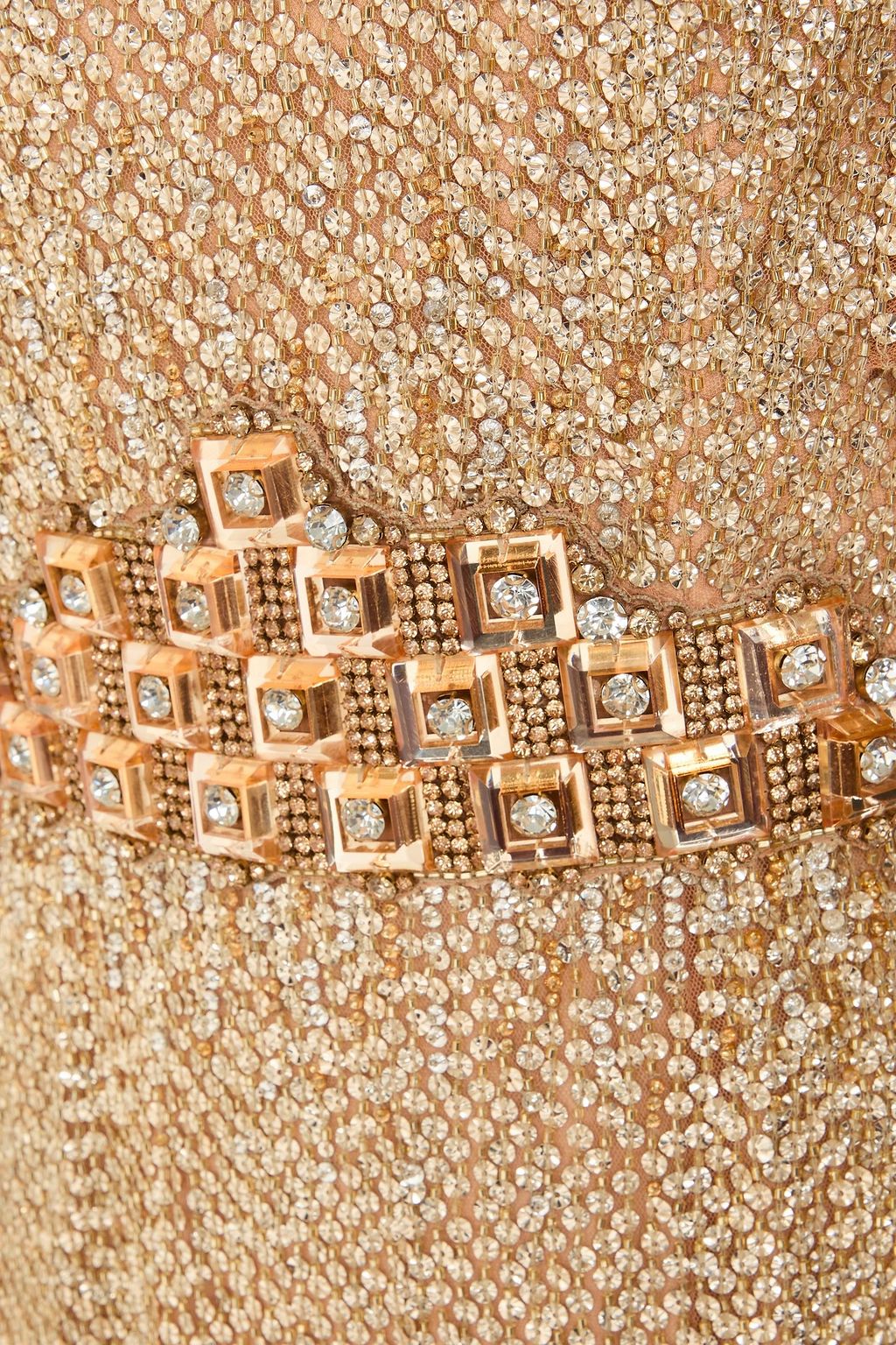 JENNY PACKHAM فستان سهرة من التول بتصميم مزركش