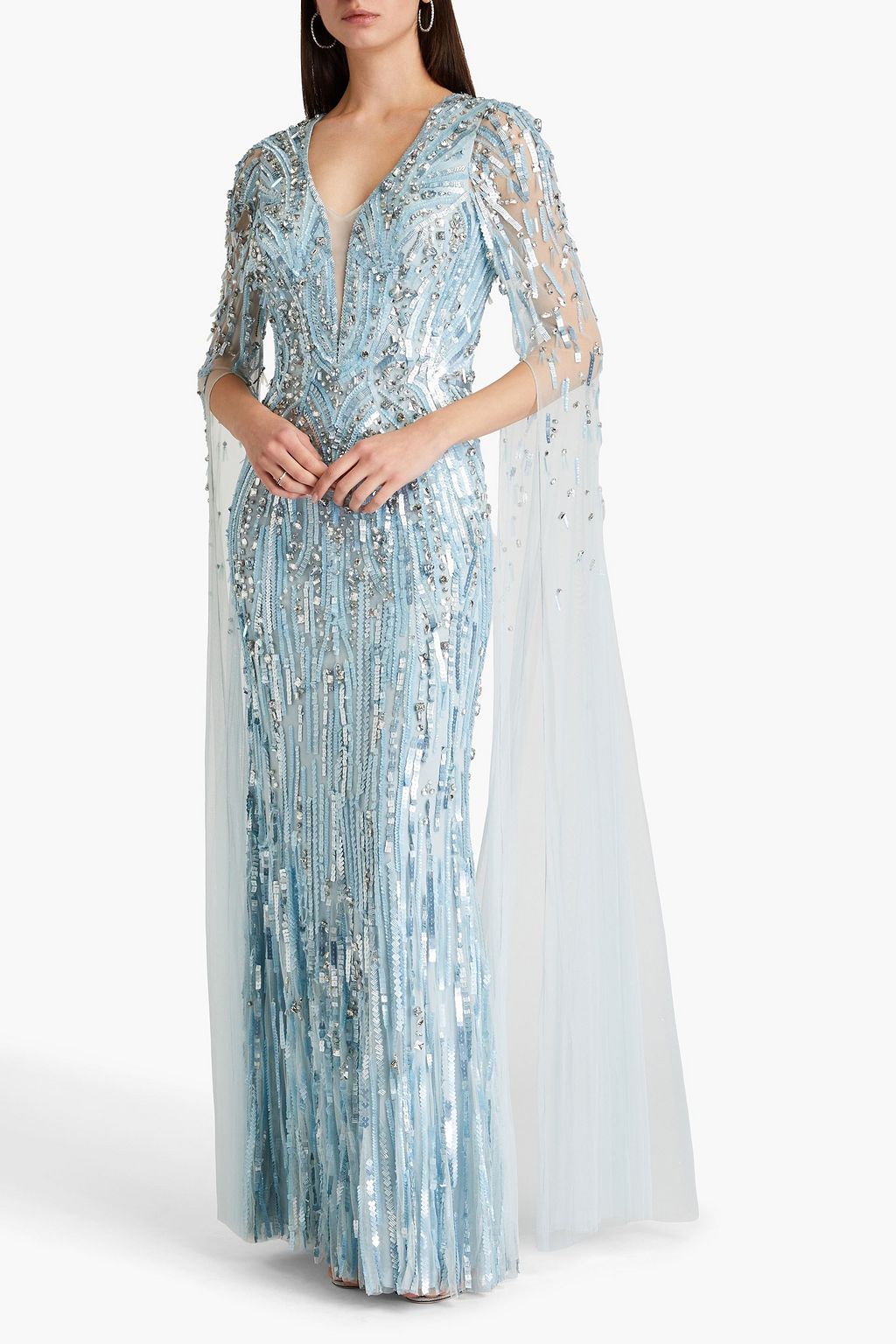 JENNY PACKHAM Embellished tulle gown