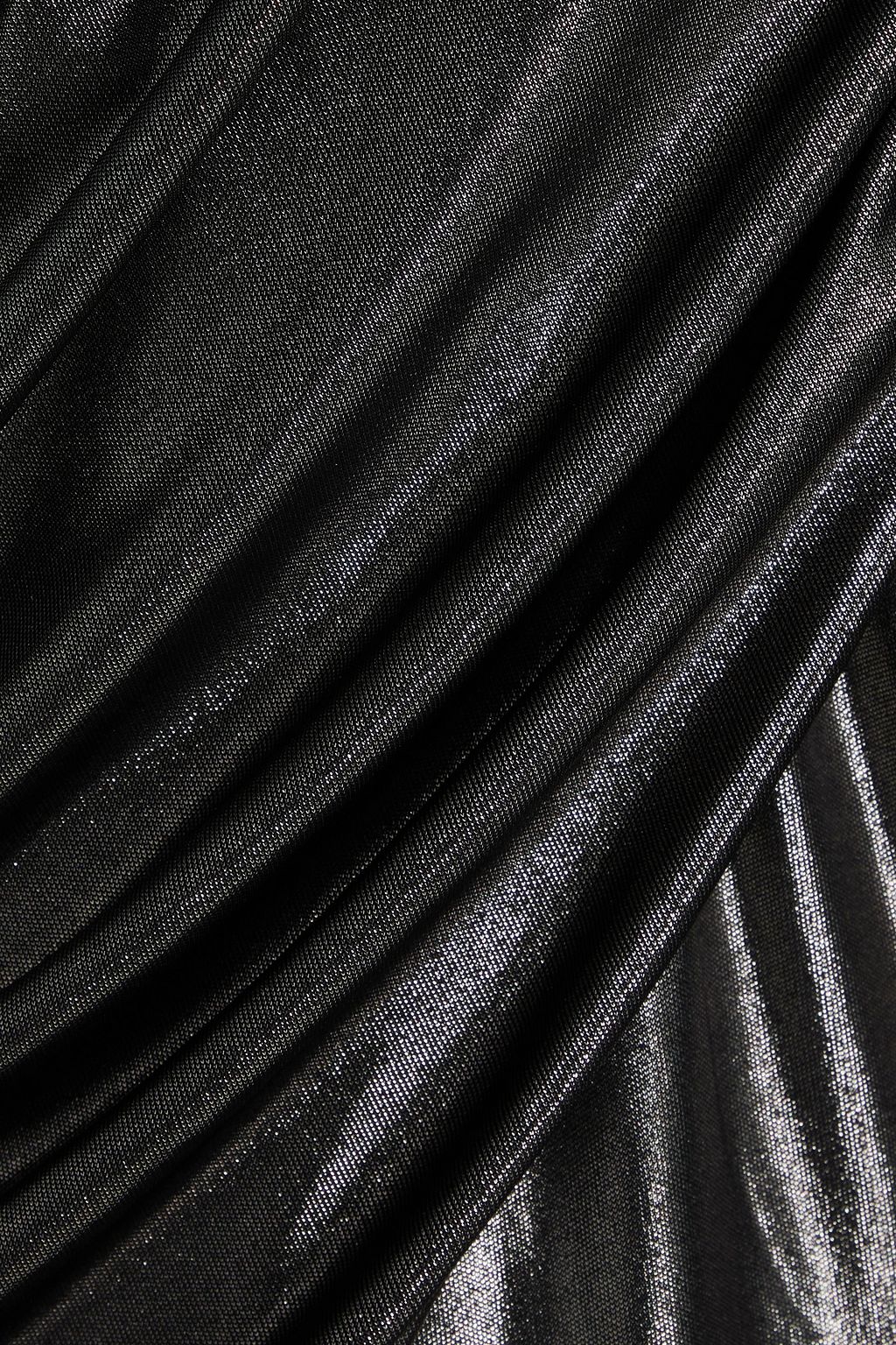 BALMAIN بلوزة لاميه بتصميم منسدل