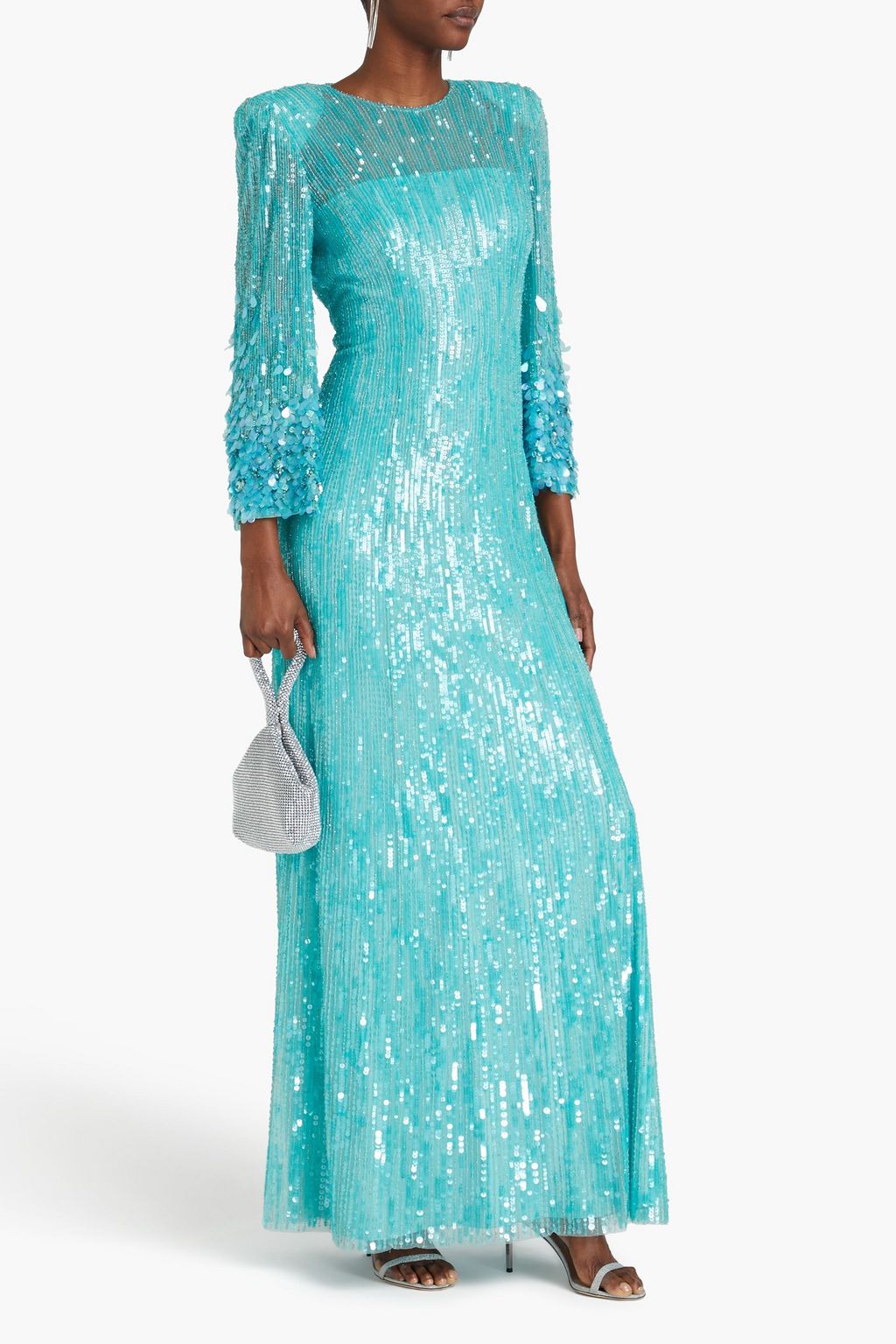 JENNY PACKHAM Embellished tulle gown