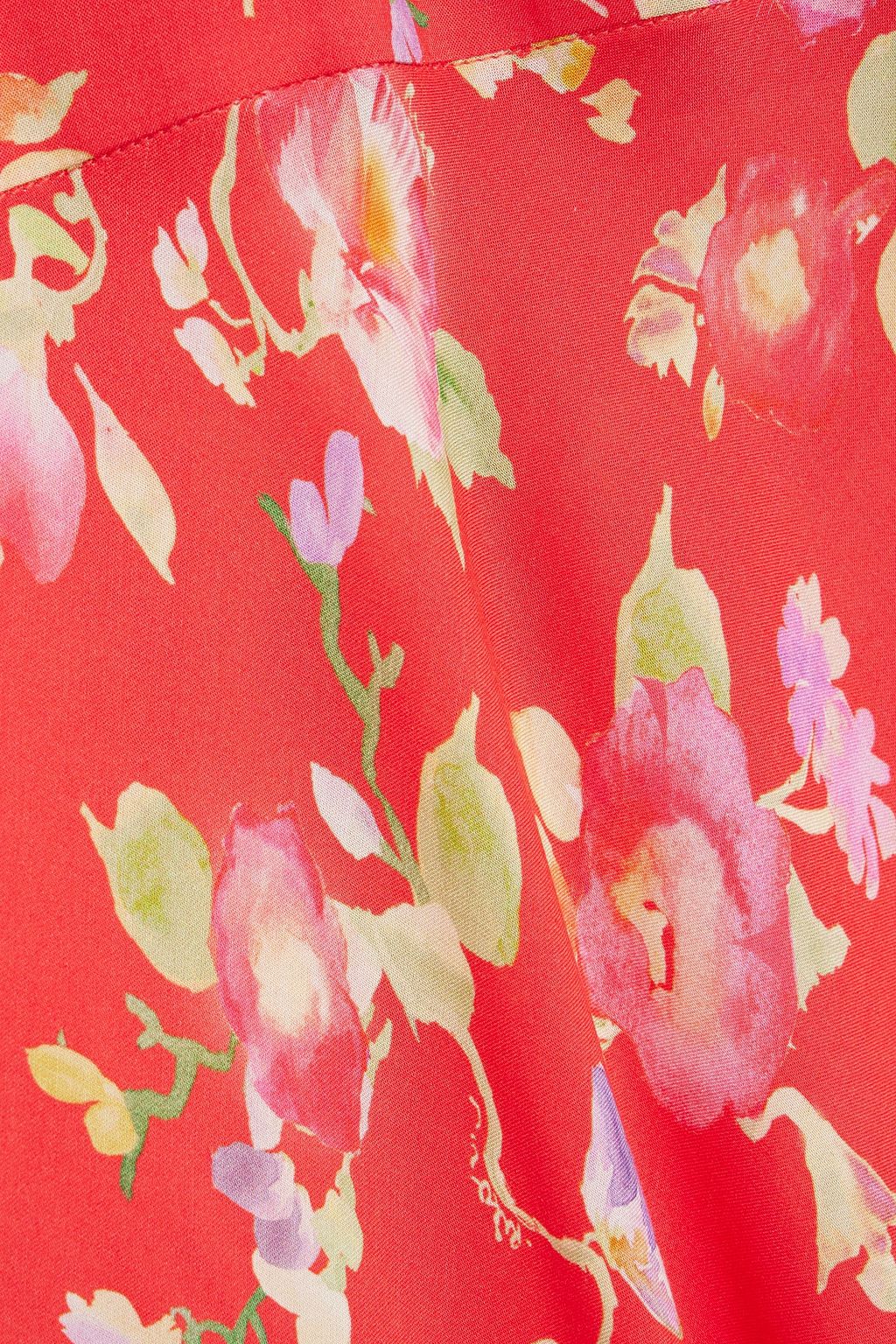 RIXO Florida floral-print crepe midi dress