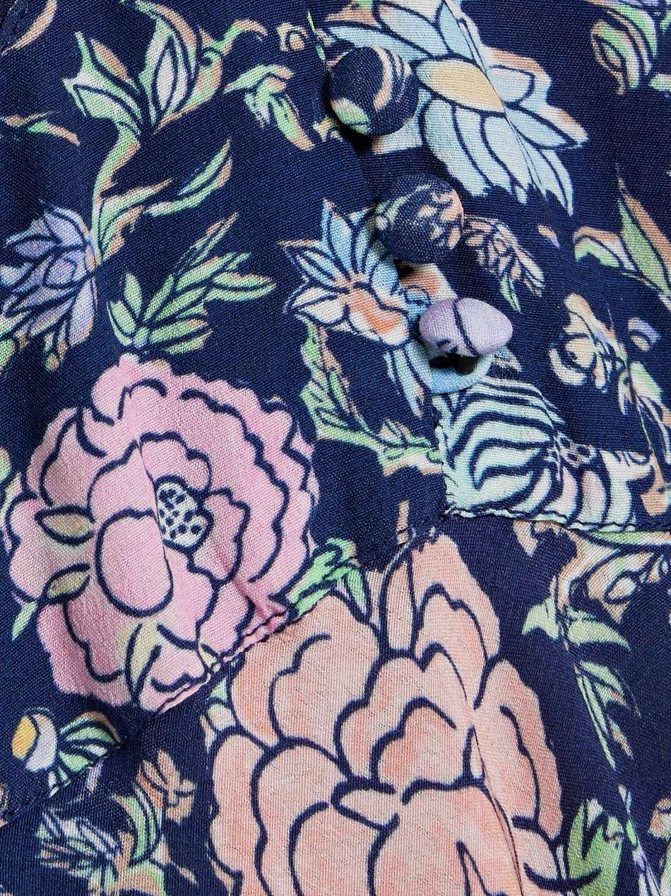 trula floral-print crepe de chine maxi dress