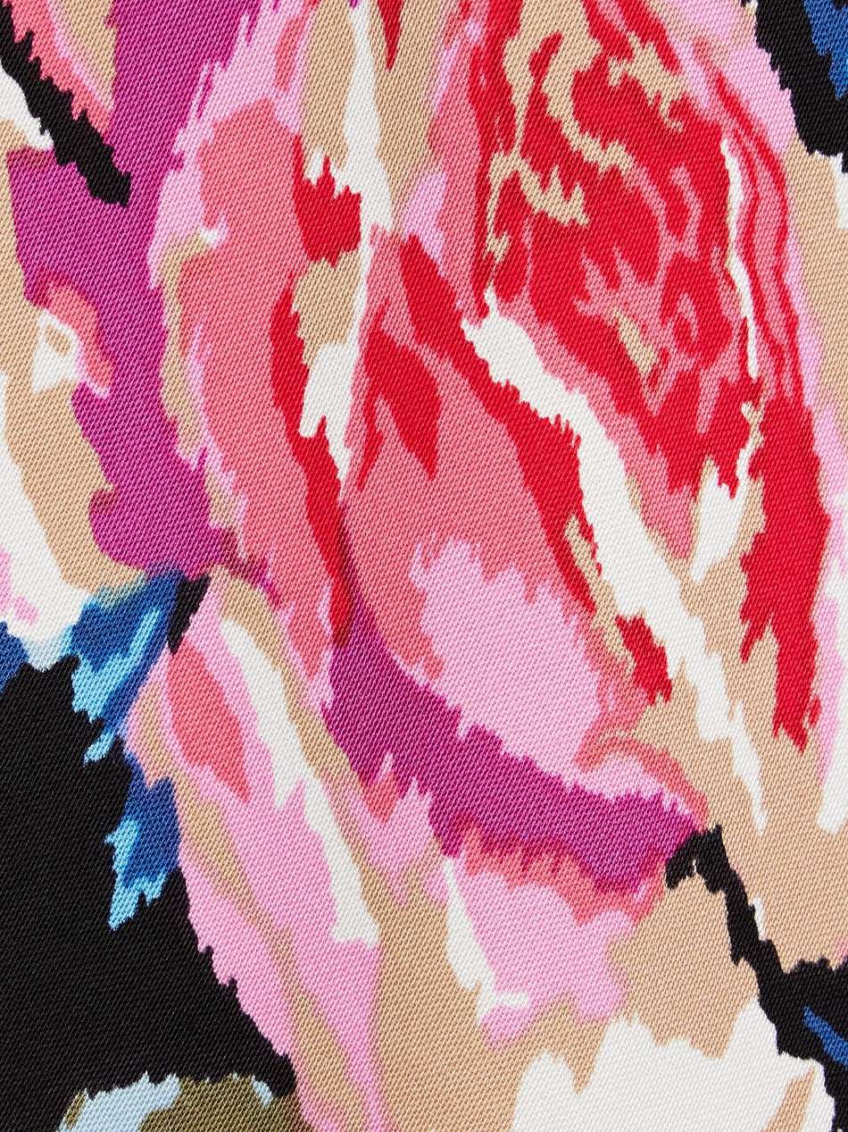 anika floral-print jersey midi wrap dress
