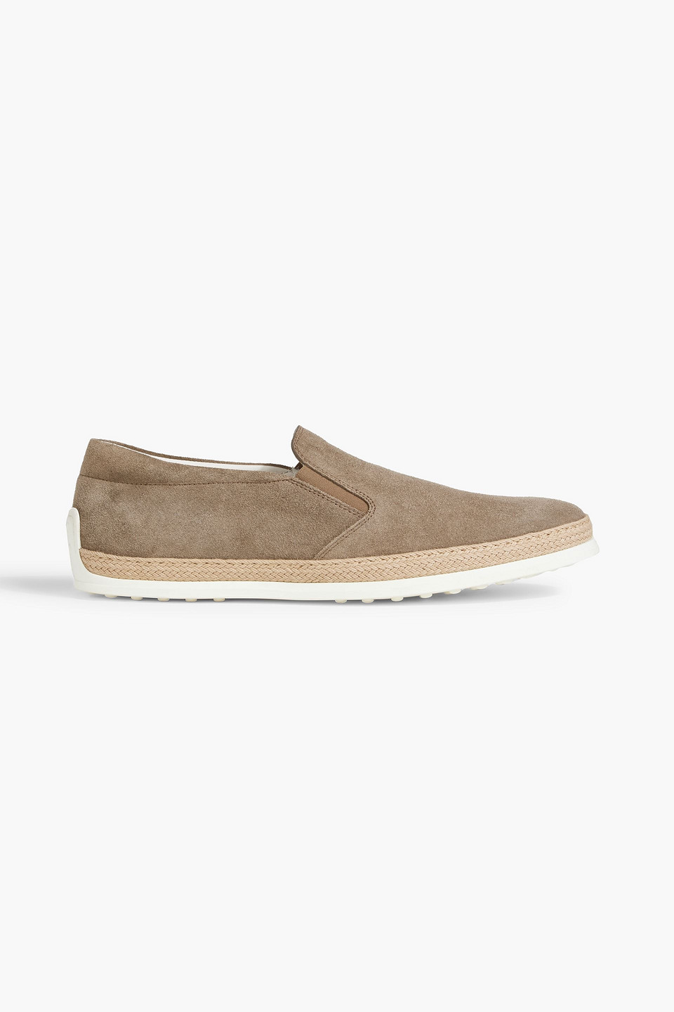 Suede slip-on sneakers