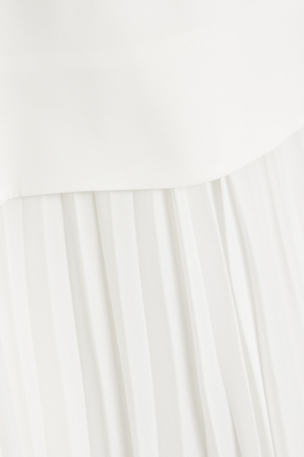 SIMKHAI Sequoia pleated chiffon and crepe maxi dress