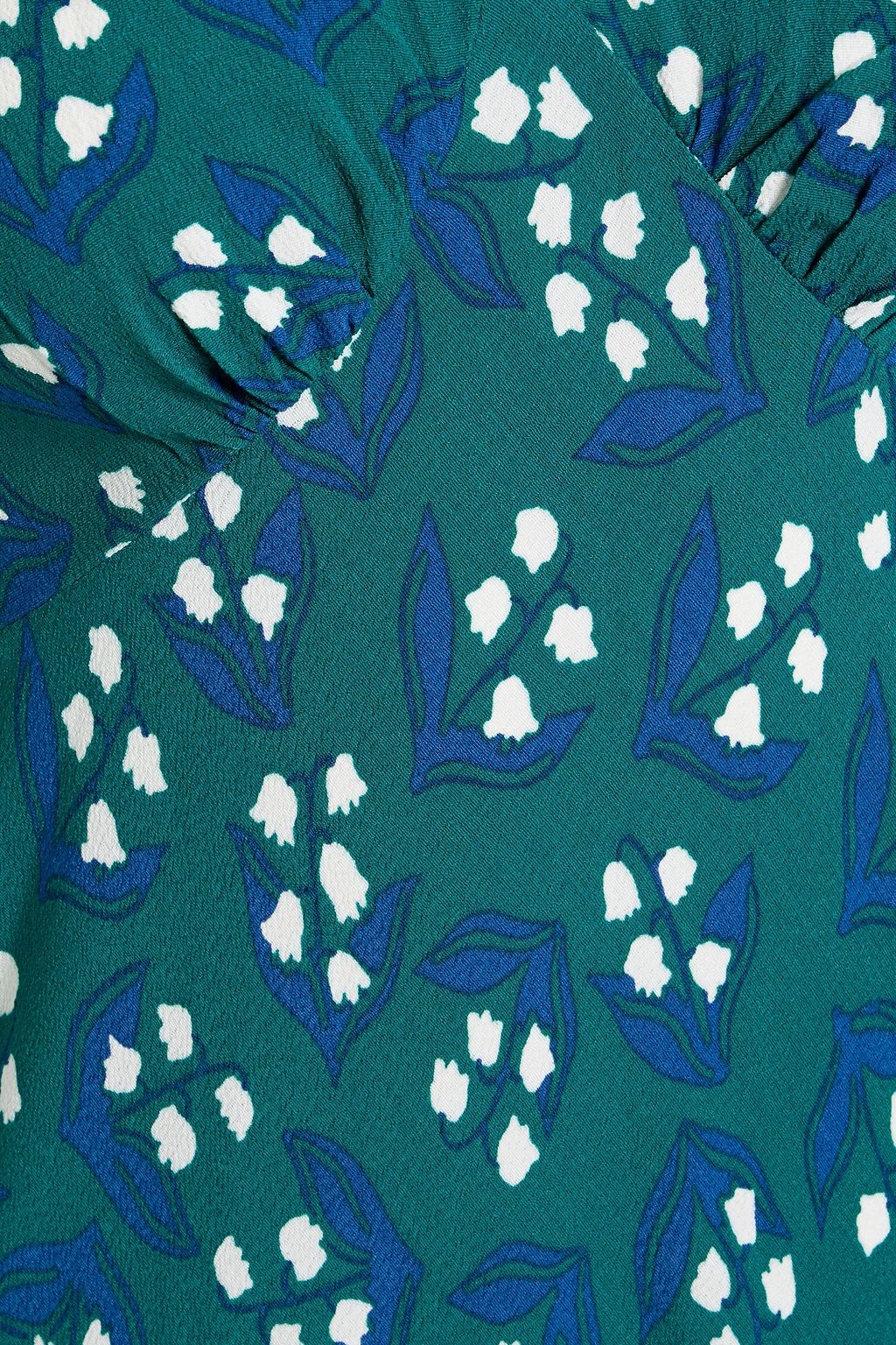 DIANE VON FURSTENBERG Celia floral-print crepe midi dress