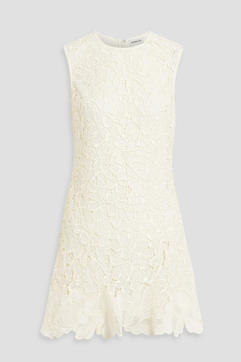 Simkhai Drake Mini Dress In Ivory
