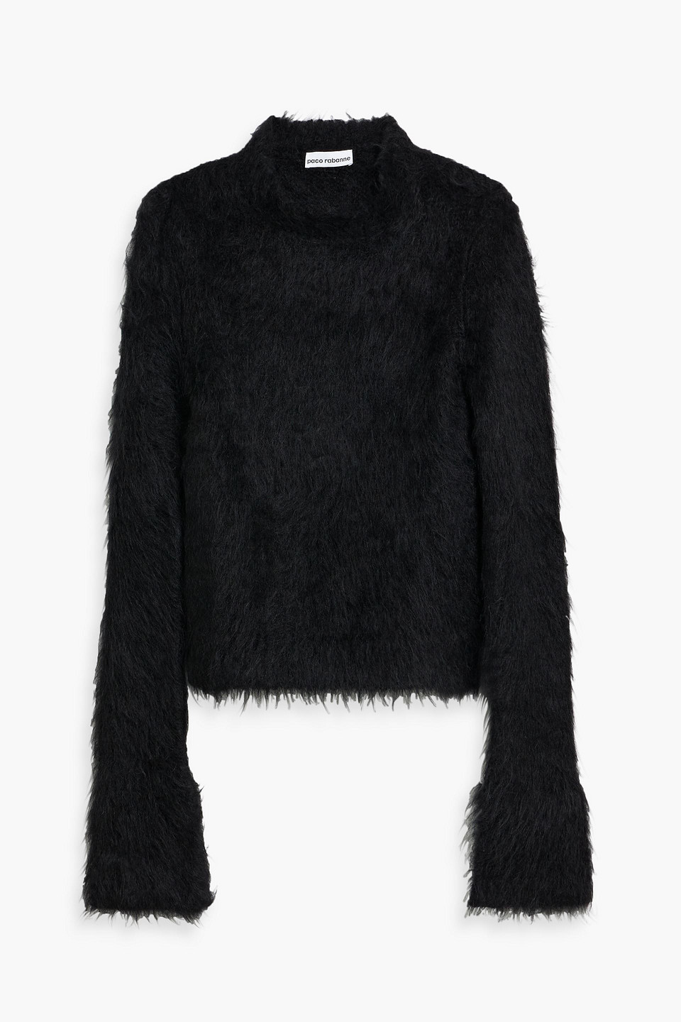 Rabanne Alpaca-blend Sweater In Black