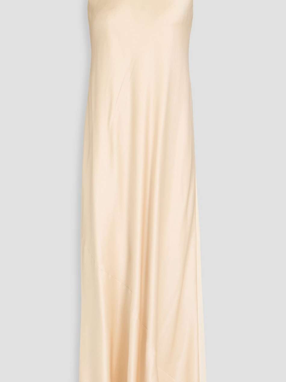 rania satin midi dress