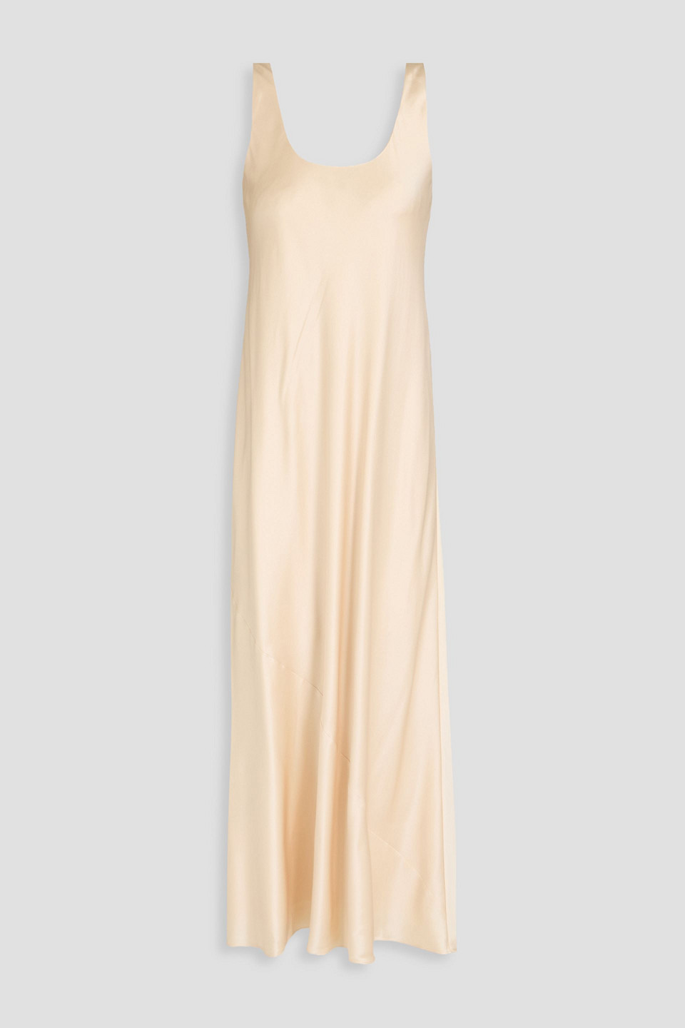 Simkhai Midikleid Aus Satin In Creme