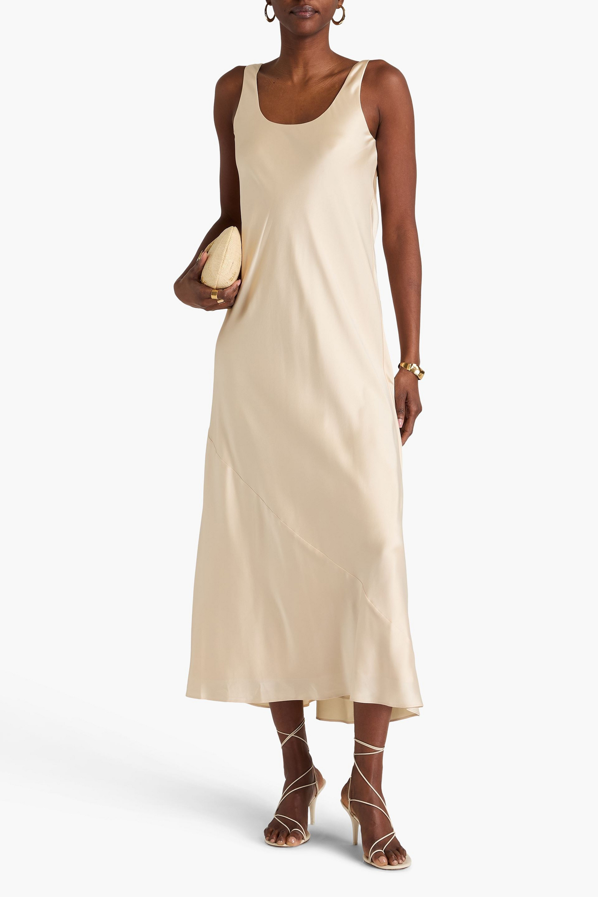 SIMKHAI Rania satin midi dress