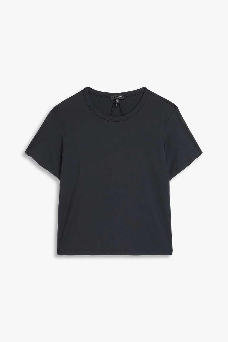 Rag & Bone Luca T-shirt Aus Jersey Aus Einer Modalmischung In Schwarz