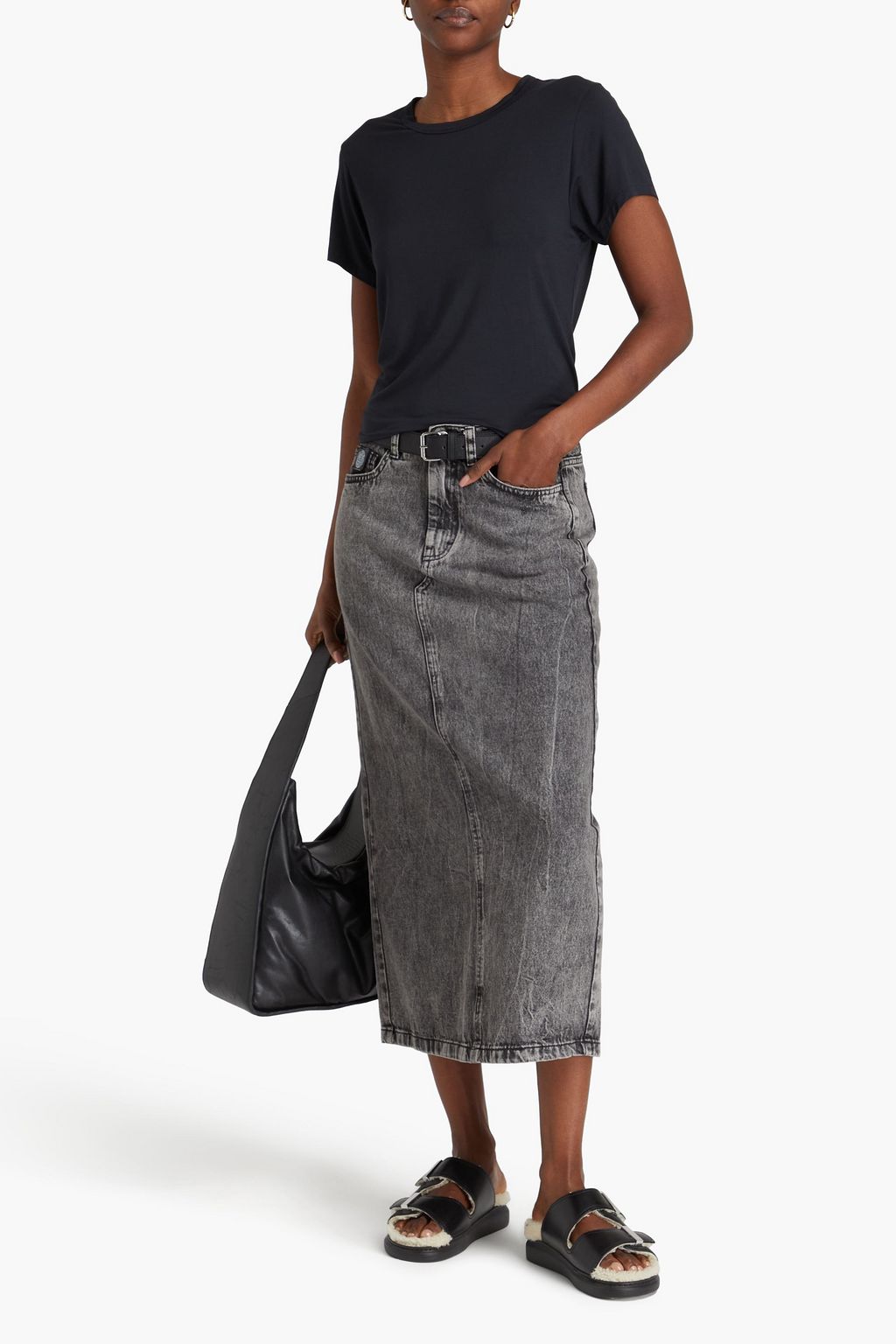 RAG & BONE تي شيرت "لوكا" من الجيرسي المصنوع من مزيج المودال