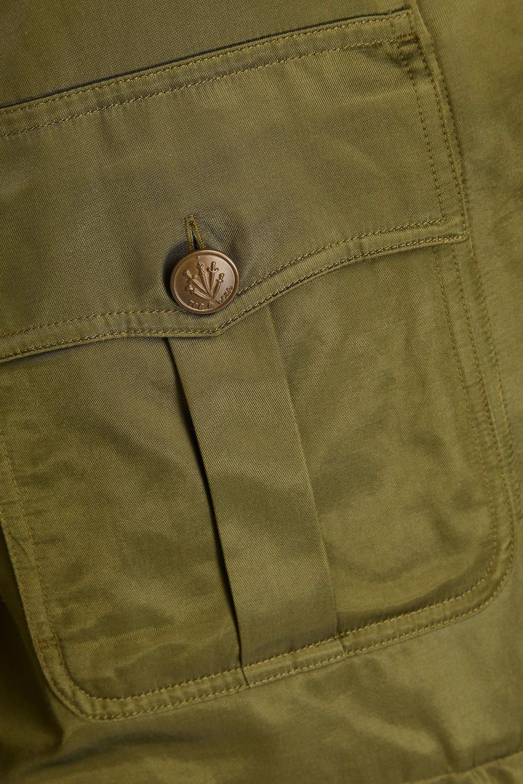 RAG & BONE جاكت "كولتون" من الساتان ومزيج القطن