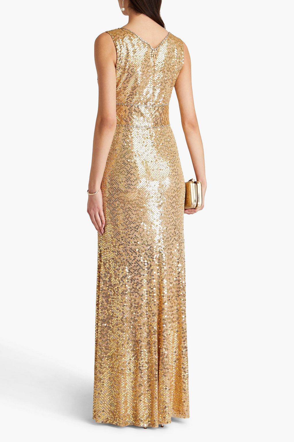 JENNY PACKHAM 개더 & 장식 디테일 튤 가운