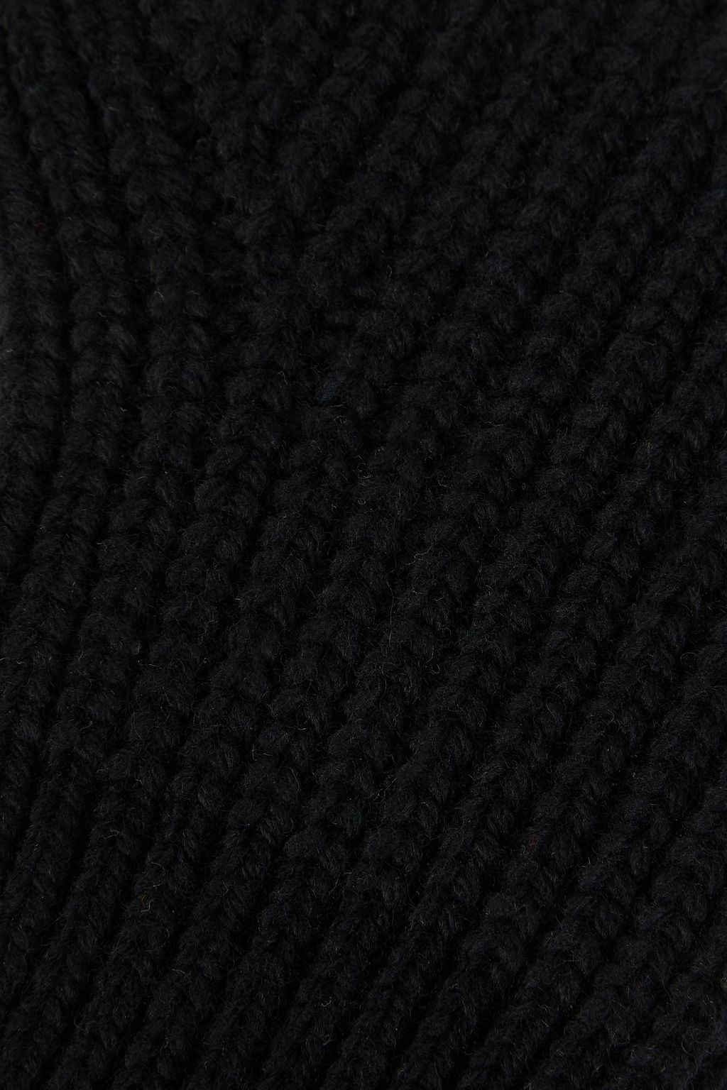 RAG & BONE Ingrid ribbed wool-blend mittens