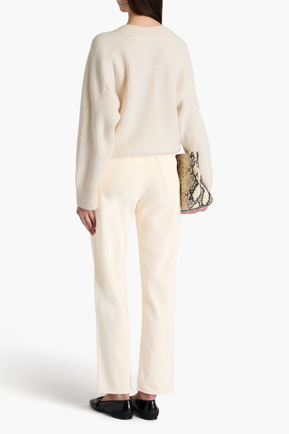  Rag & Bone - Dre Boyfriend Jeans - White - 29 