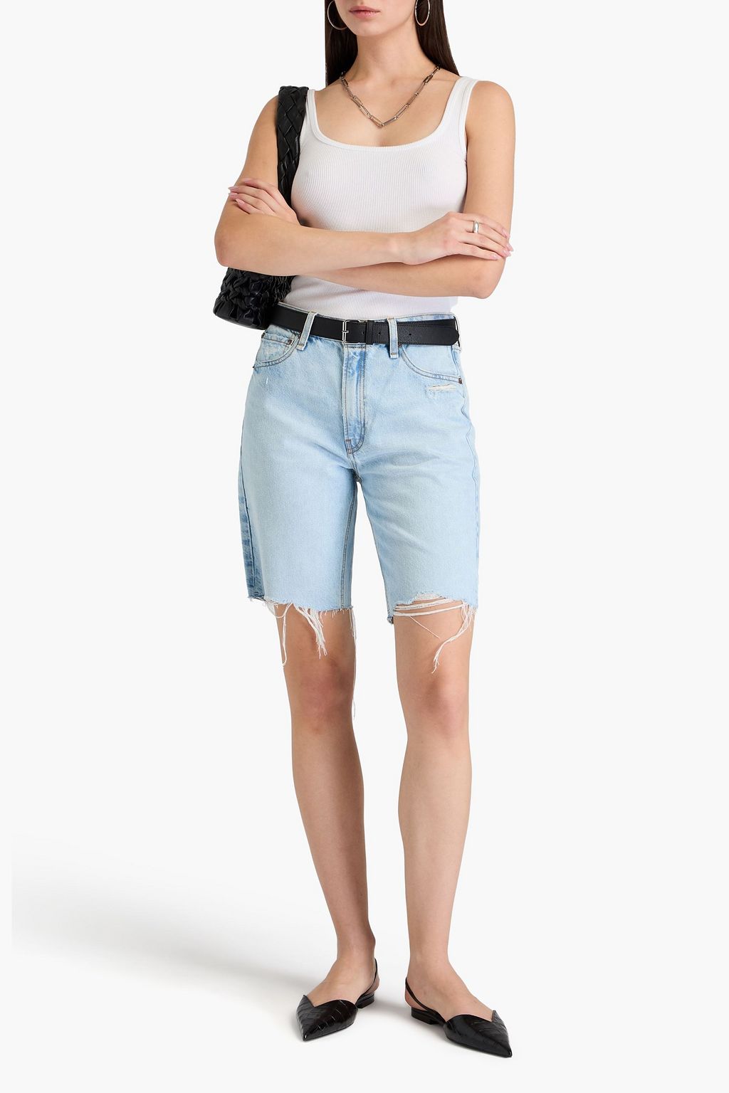 RAG & BONE デニム ショートパンツ ダメージ加工