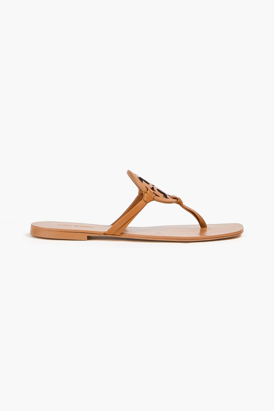 Tory Burch - Miller leather sandals - Brown - US 7