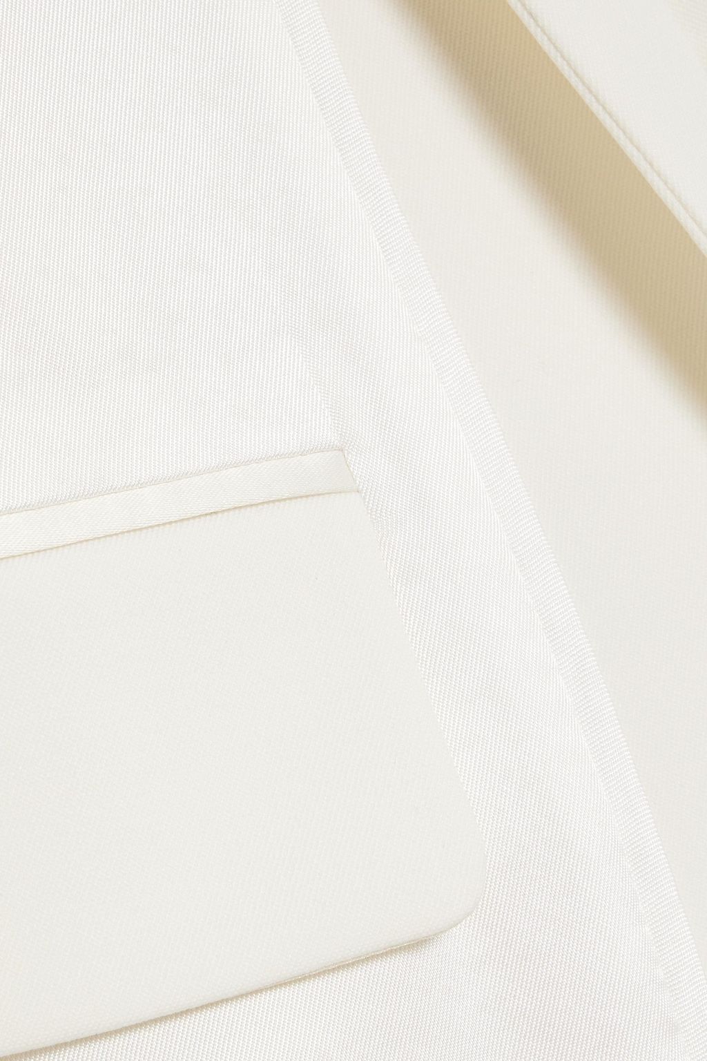 SIMKHAI Kirby satin-paneled twill vest