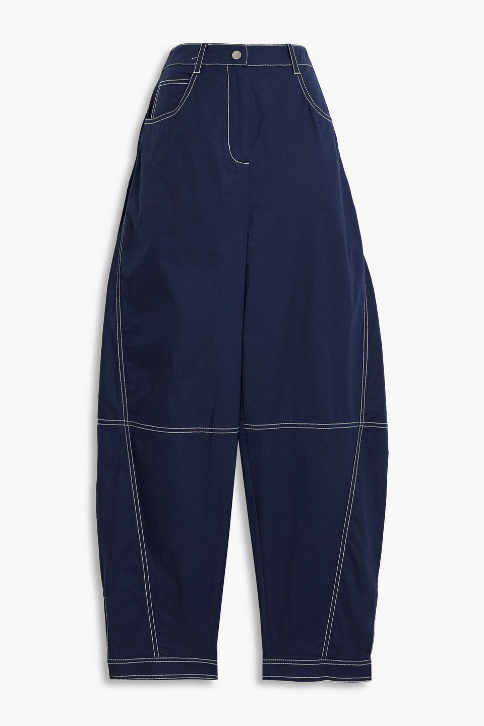 Simkhai Kairi Cotton-blend Canvas Tapered Pants In Navy