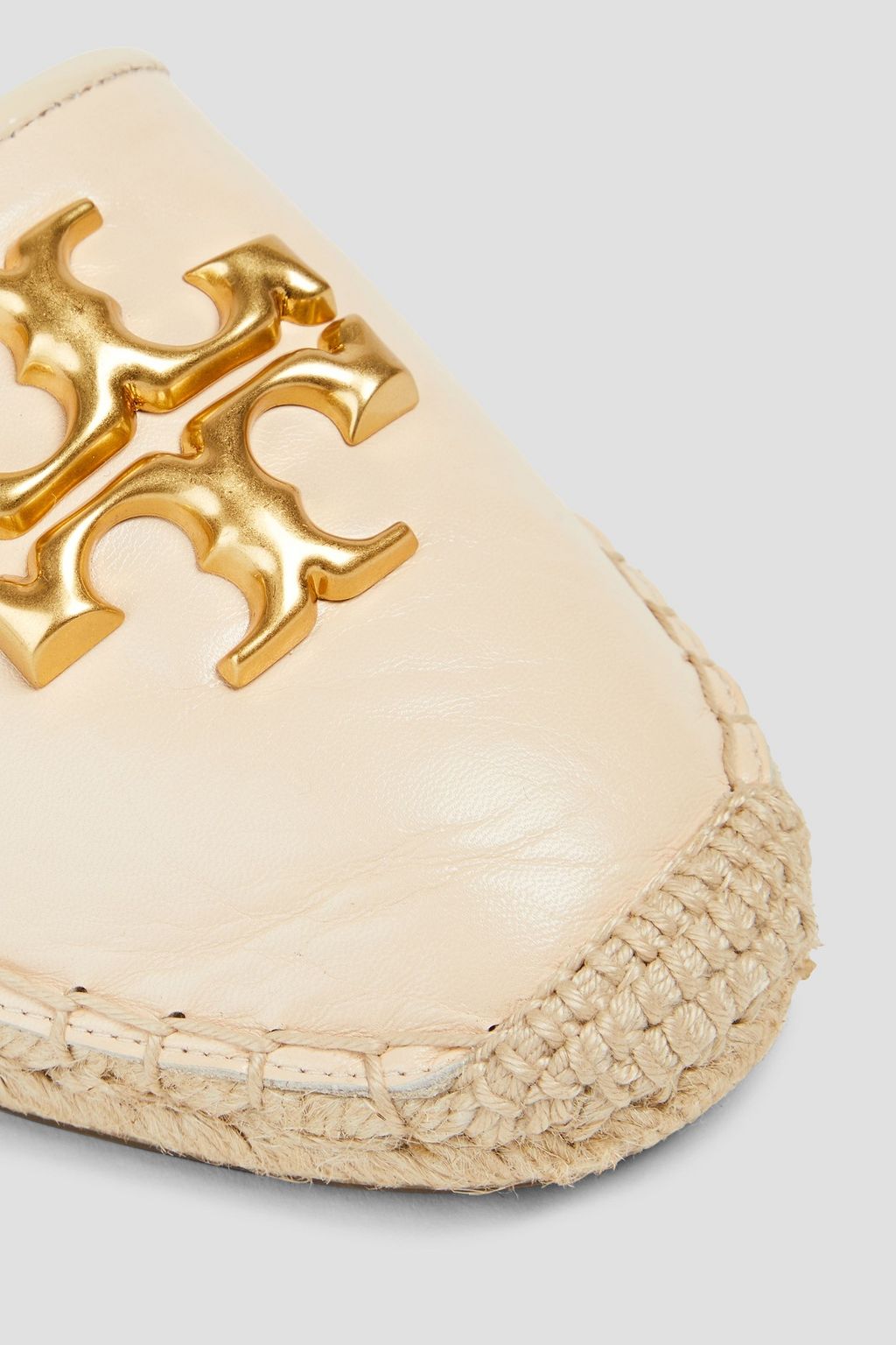TORY BURCH حذاء إسبادريل "إليانور" من الجلد مزين بزخارف