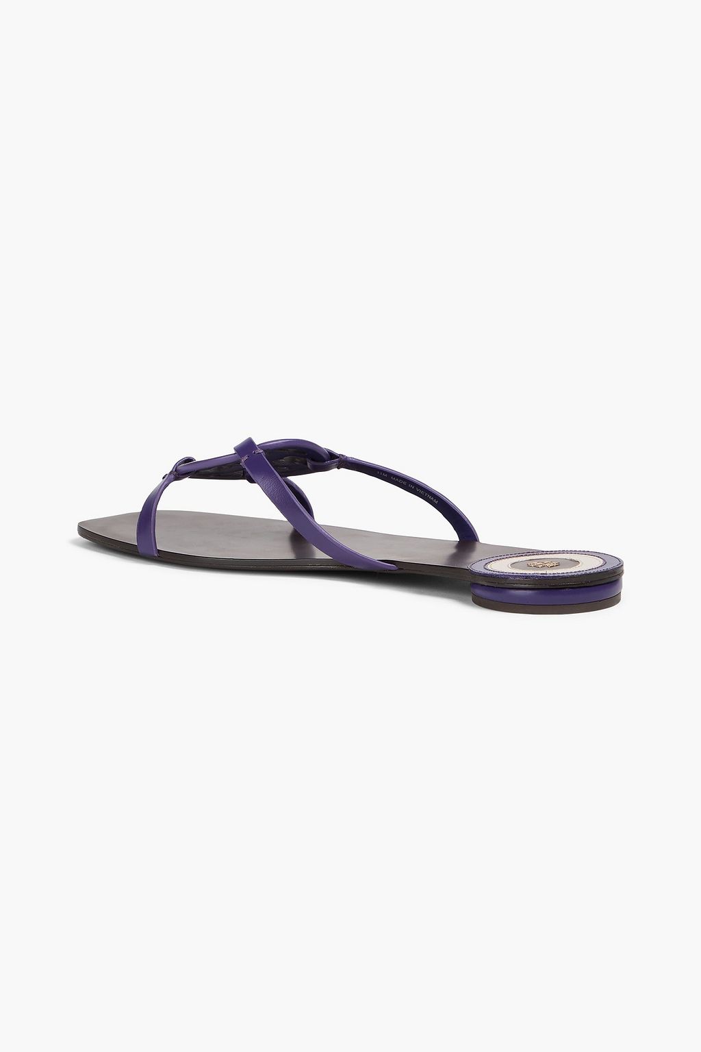 TORY BURCH Bombe embellished leather sandals