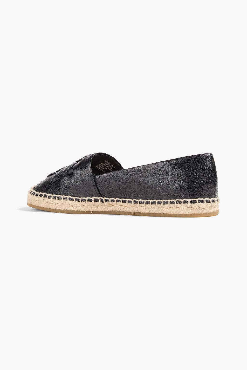 TORY BURCH Woven leather espadrilles