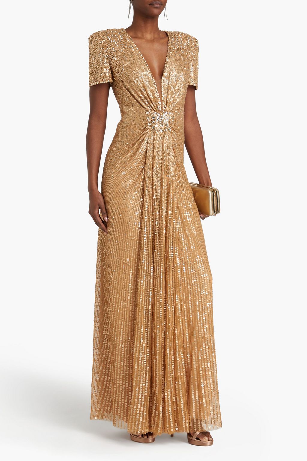 JENNY PACKHAM Embellished tulle gown