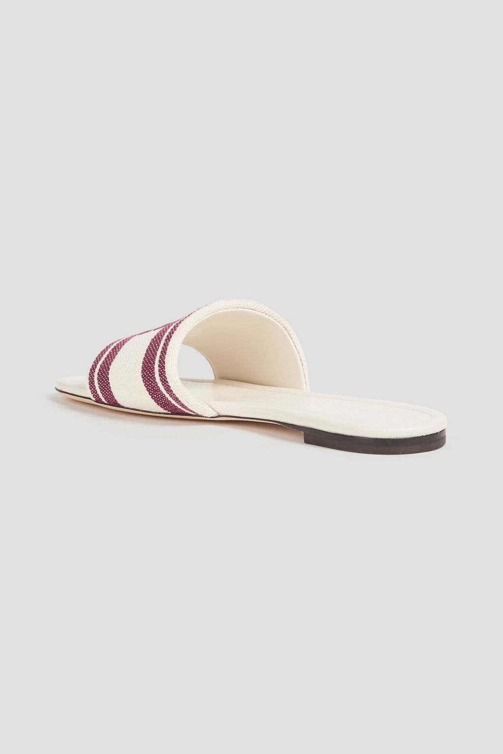 TORY BURCH Double T jacquard slides