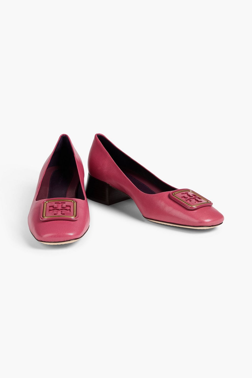 TORY BURCH Georgia embellished leather pumps