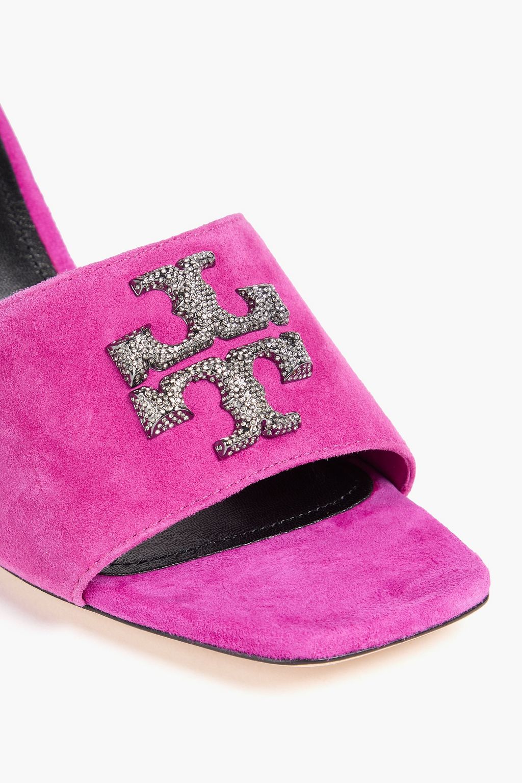 TORY BURCH صندل "إليانور" من الشامواه بتصميم مزركش