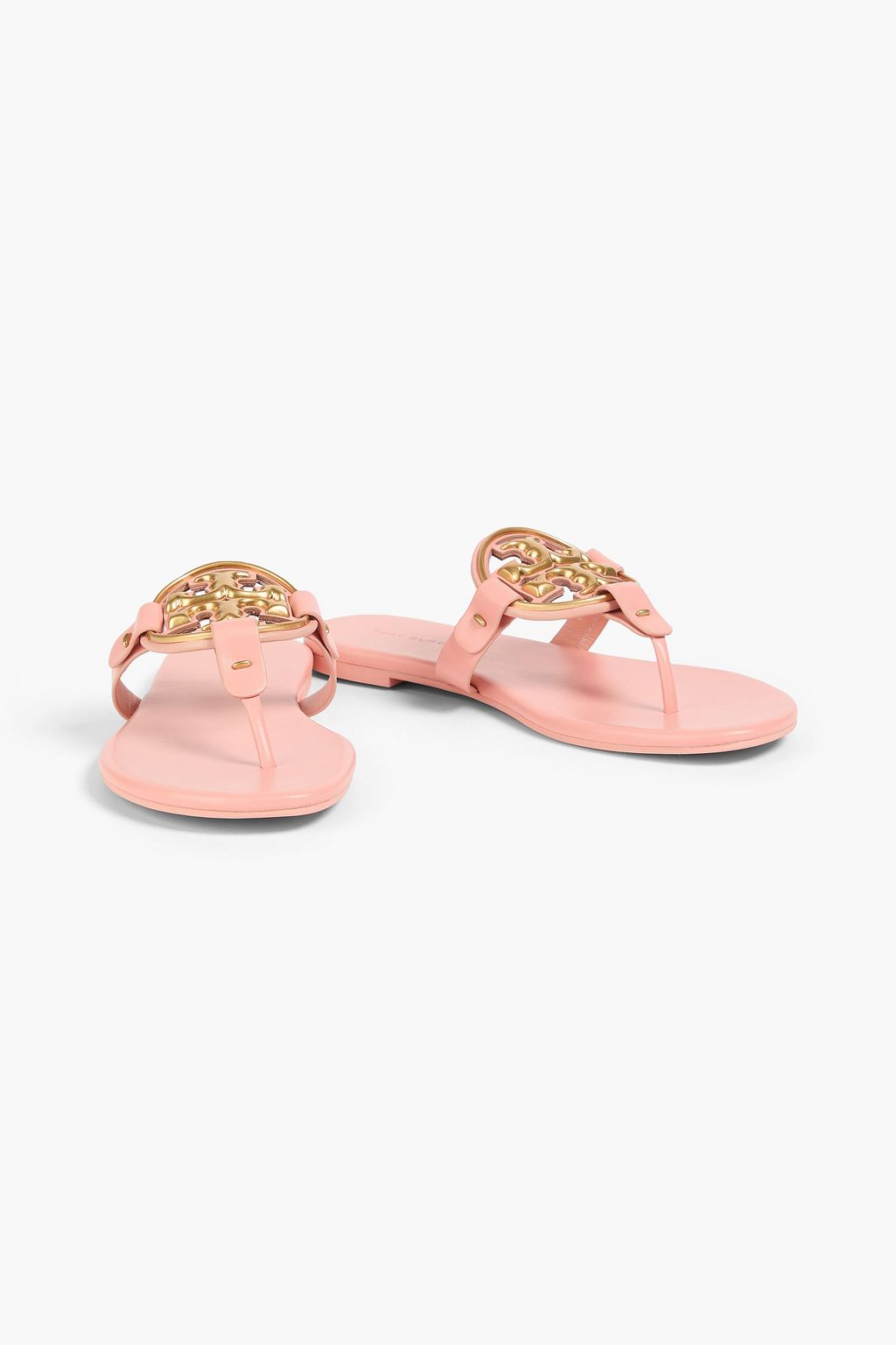 TORY BURCH صندل "ميلر" من الجلد بتصميم مزركش