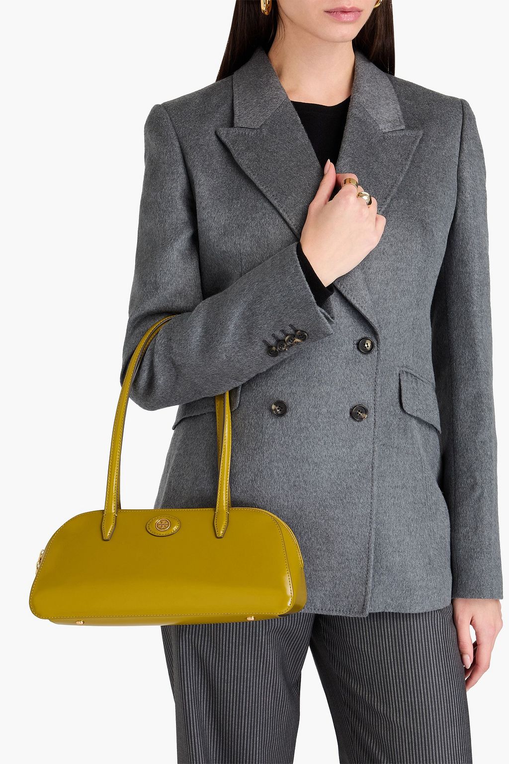 TORY BURCH Robinson leather shoulder bag