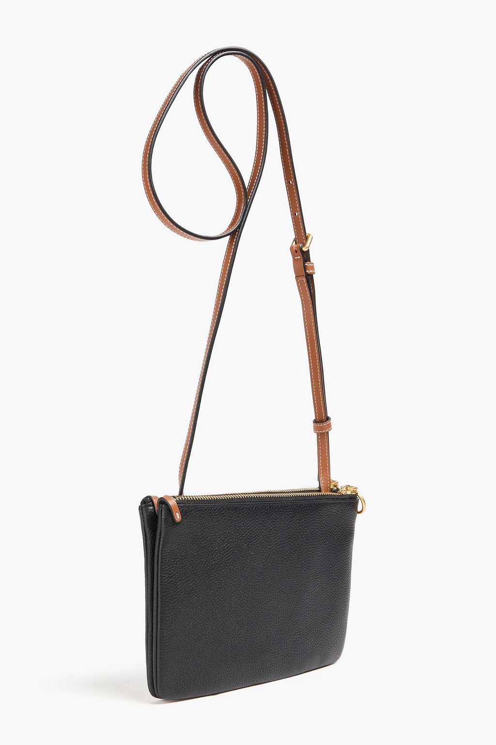 TORY BURCH Perry Bombe Crossbody Bag aus Narbenleder
