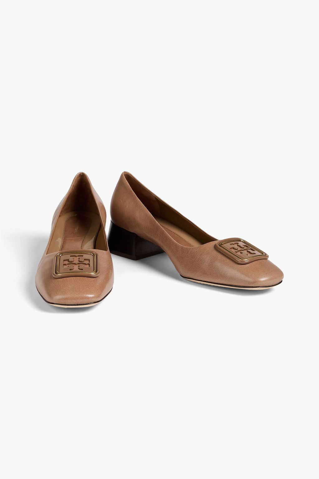 TORY BURCH حذاء بامب "جورجيا" من الجلد بتصميم مزركش