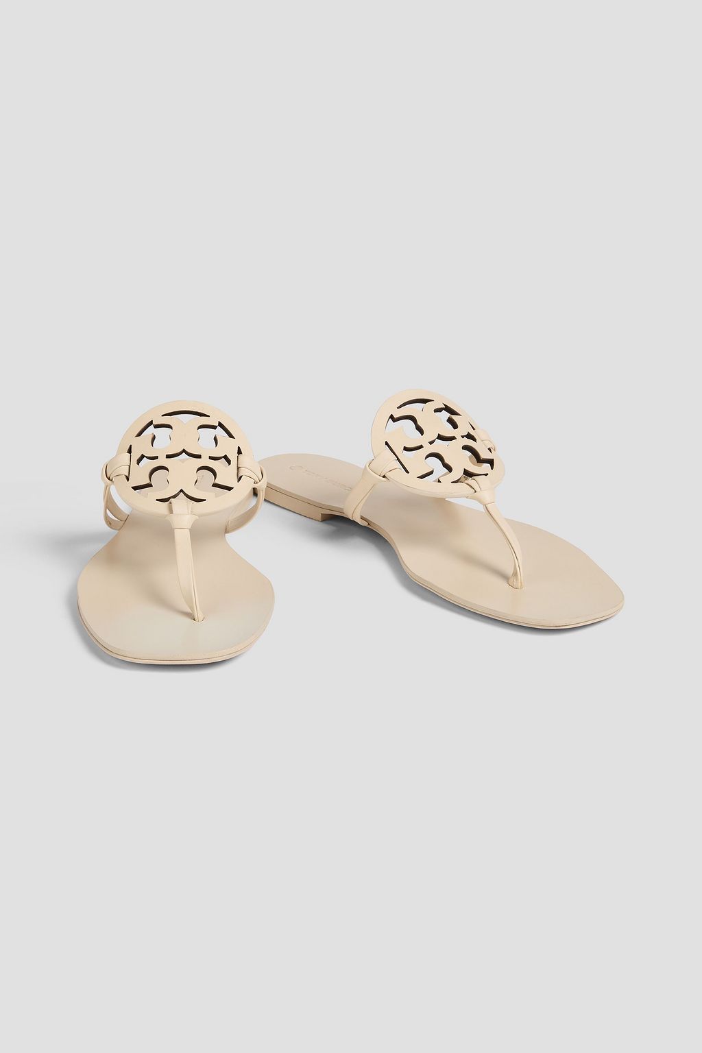 TORY BURCH صندل "ميلر" من الجلد بتصميم مزركش