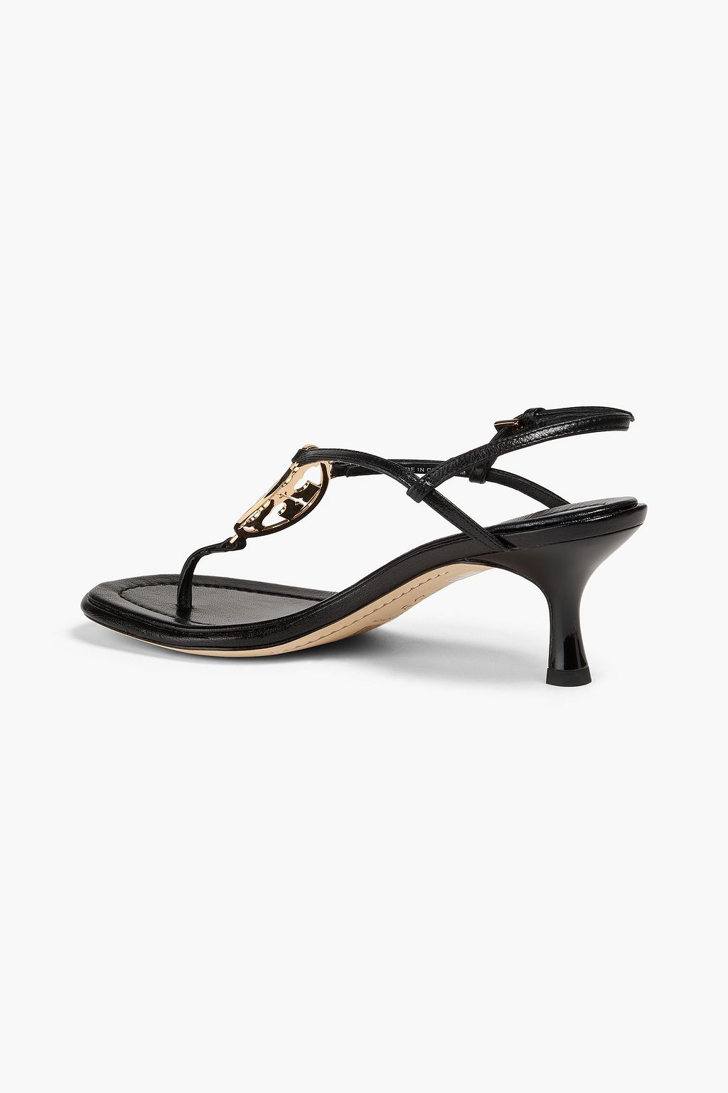 TORY BURCH 카프리 장식 디테일 가죽 샌들