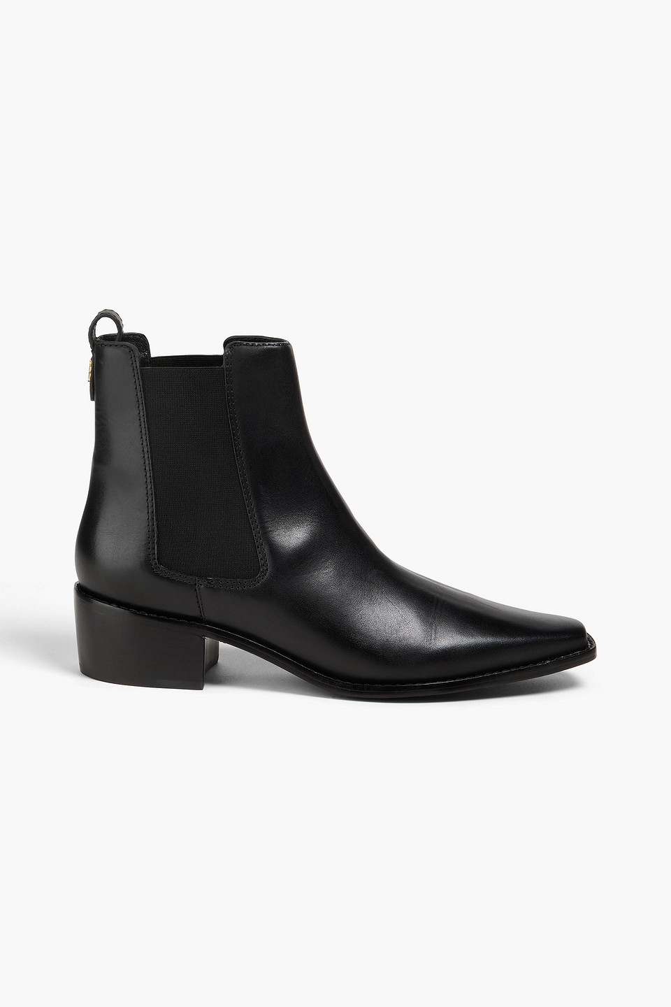 Tory Burch Leather Chelsea Boots In Black